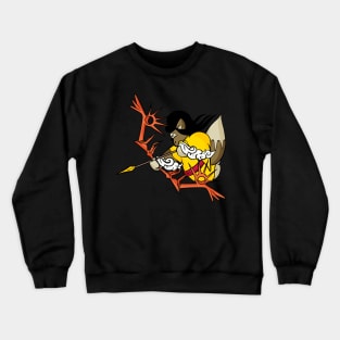 Amaterasu, Sun Goddess of the Tanuki Crewneck Sweatshirt